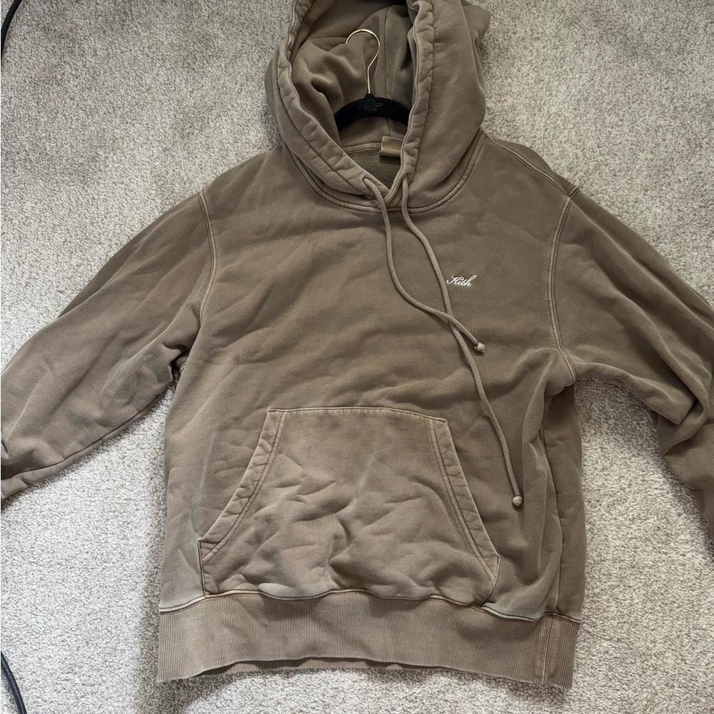 Kith Tan Hoodie with Hood